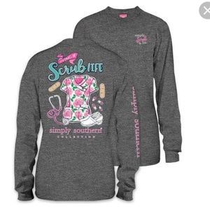 Simply Southern Living the Scrub Life Nurse Shirt